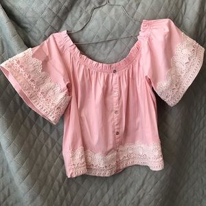 Cute off the shoulder blouse